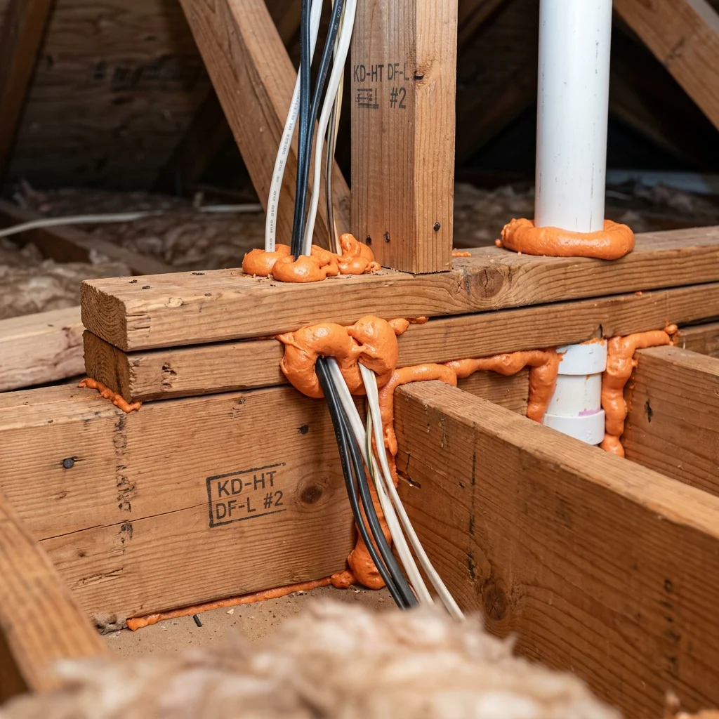 Home office insulation and air leak inspection in San Antonio TX