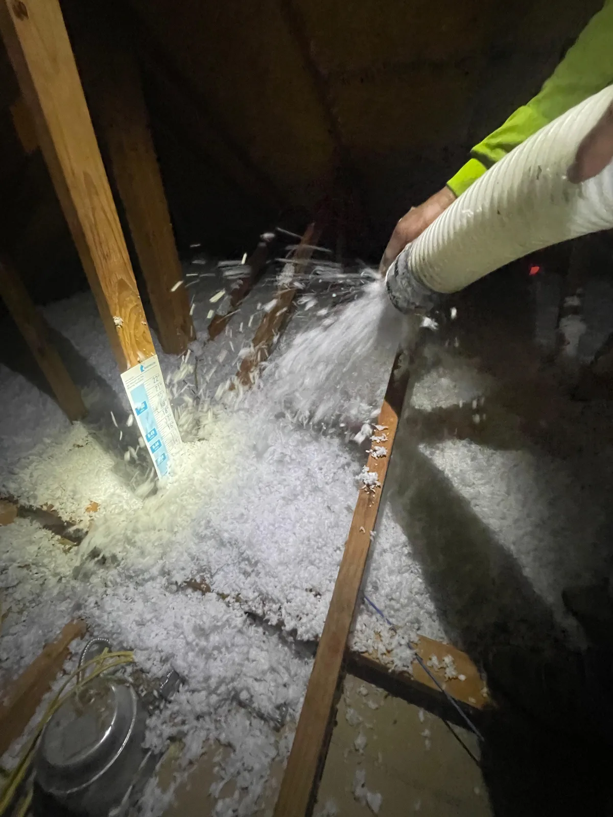 Attic insulation condition check before selling a San Antonio TX home